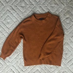 Oversized rust colored sweater